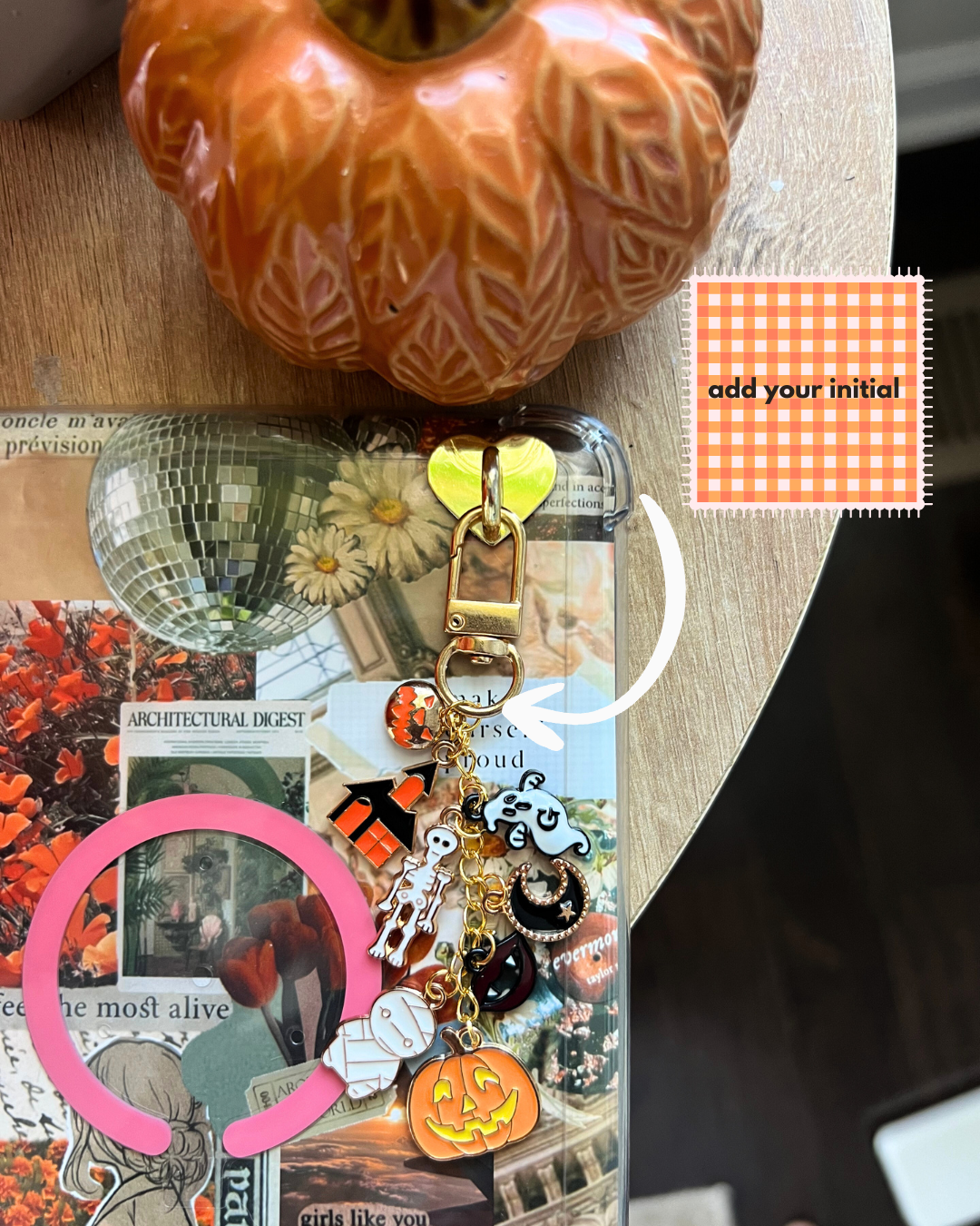 Spooky Kindle Charm | E-Reader & Keychain Accessory 👻🎃