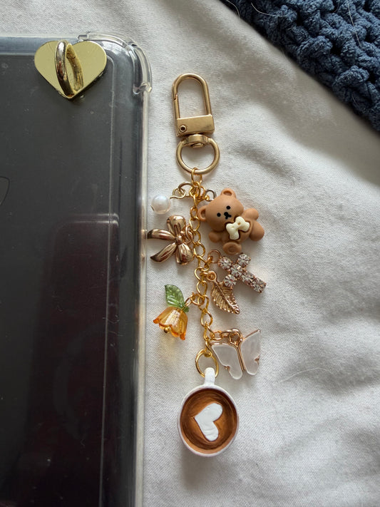☕️ The Honey Latte Charm 🧸✨