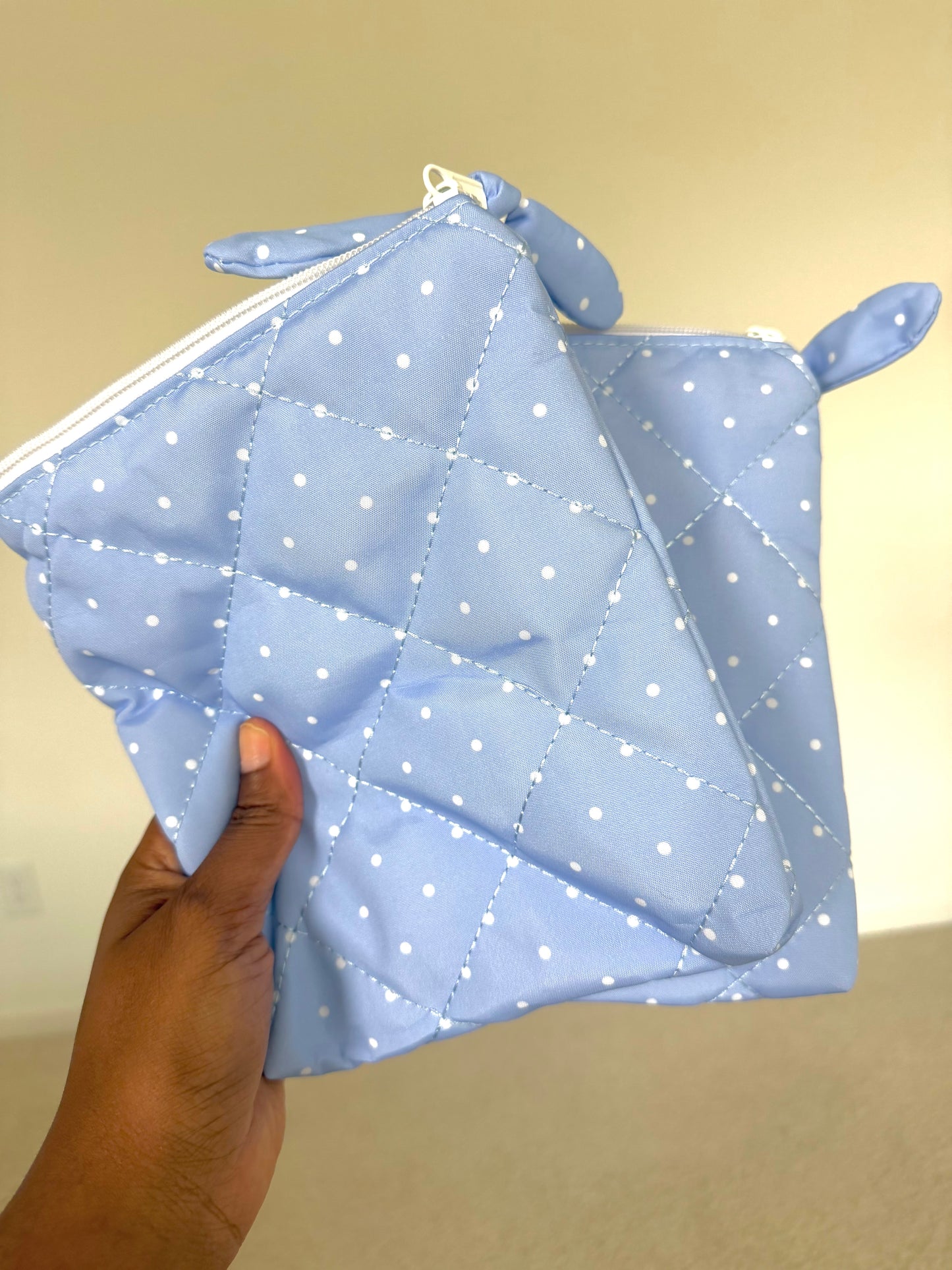 Darling Dots Quilted Kindle Sleeve 🦋 ☁️