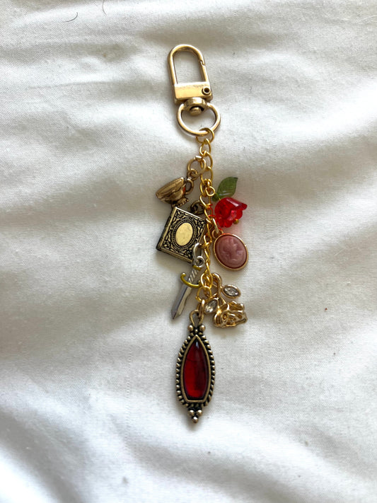 The Tempest Tea Charm | E-Reader & Keychain Accessory🫖🌹